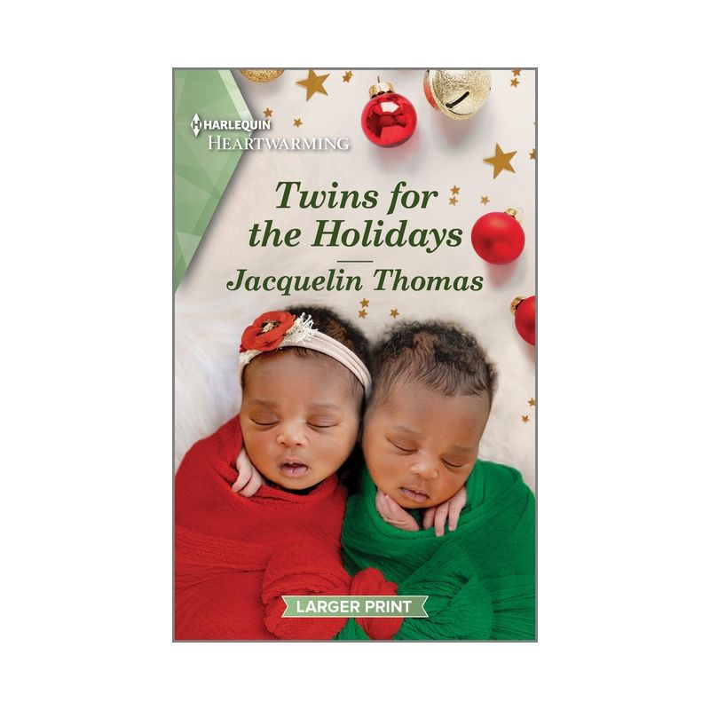 Twins for the Holidays - (Polk Island) Large Print by  Jacquelin Thomas (Paperback), 1 of 2