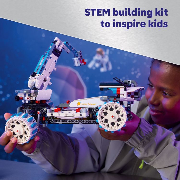 LEGO Technic Lunar Outpost Moon Rover Space Vehicle 42211, 4 of 7