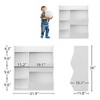 GustoWave 3-Tier Kids Bookshelf - Toddler Book Display Shelves for Classrooms, Playrooms 5 Compartment Bookshelf & Toy Shelf for Bedroom, Living Room - 2 of 4