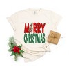 Simply Sage Market Red and Green Merry Christmas Garment Dyed Tee - 3 of 4