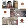 Washable Area Rug, Vintage Distressed Ombre Rug For Bedroom Living Room, Low Pile Non-Slip Soft Throw Rug For Dining Room Office Playroom - 4 of 4