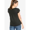 ellos Women's Plus Size Trapeze Knit Tee - image 3 of 4