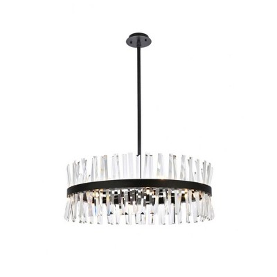 Elegant Lighting Serephina 16 - Light Chandelier in  Black
