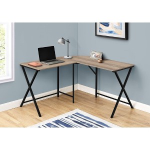 PAGED Simple Modern Computer Desk, 29.5" Home Office Desk with Spacious Desktop and Metal Legs for Office, Study - 1 of 4