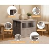 Kumasinova 30"/39" Dog Crate Furniture with Lockable Door,Multi-Functional Dog Crate for Indoor Use,Dog Kennel Indoor for Pet Safety and Comfort - 3 of 4