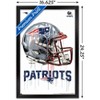 Trends International NFL New England Patriots - Drip Helmet 20 Framed Wall Poster Prints - 3 of 4