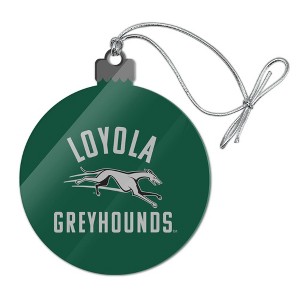 Loyola University Maryland Greyhounds Logo Acrylic Christmas Tree Holiday Ornament - 1 of 4