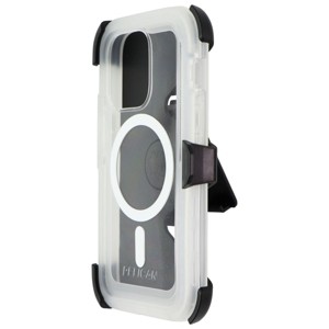 Pelican Voyager Magnetic Case for MagSafe for iPhone 14 Pro - Clear/White - 1 of 3