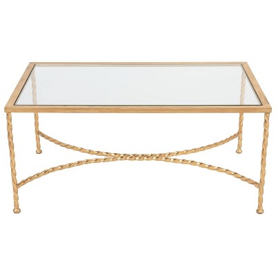 Coffee Table Gold Black - Safavieh