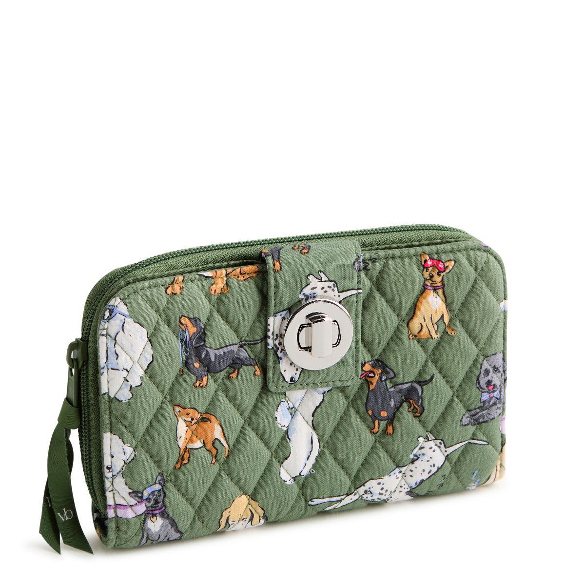 Vera Bradley Women's Outlet Cotton Essential Turnlock Wallet - thumbnail 4