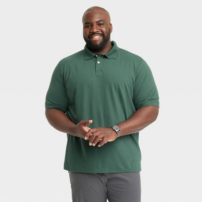 Men's Big & Tall Every Wear Polo Shirt - Goodfellow & Co™ Dark Green 4xl :  Target