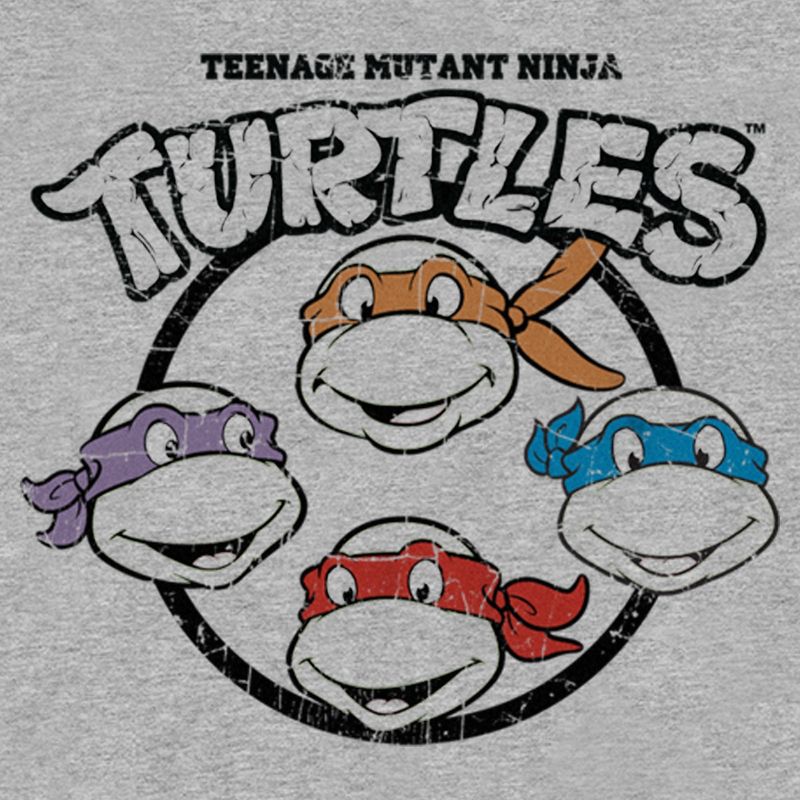 Boy's Teenage Mutant Ninja Turtles Distressed Group Logo T-Shirt, 2 of 6