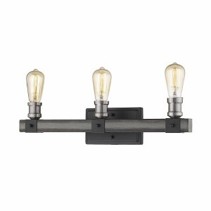 Kirkland 3-Bulb Industrial Pendant Light - Dimmable Steel Fixture for Home & Office - 1 of 1