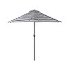 WestinTrends 9 Ft Half Market Patio Umbella with Square Concrete Base - 2 of 4