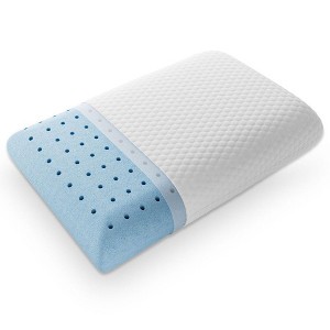 TUYOHW Memory Foam Bed Pillow, Removable Washable Cover for Neck & Spine Support, Odor-Free Pillow for All Sleeping Positions - 1 of 4