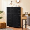 Lyngins Modern 16-Drawer Dresser with Wooden Top, Chest of Drawers with Pulls,Metal Frame,Storage Furniture for Bedroom,Living Room - 2 of 4