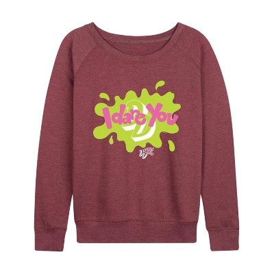 Women's - Double Dare - Official Double Dare Merchandise Lightweight French Terry Wide Neck Long Sleeve Shirt