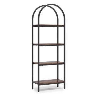 NicBex Bookshelf with Display Shelves & Metal Frame Bookcases for Living Room Home Office - 1 of 4