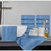 White Classic Luxury 100% Cotton Washcloths Set of 12 - 13x13" - 4 of 4