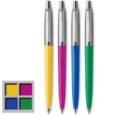 Parker Jotter Originals Ballpoint Pen Medium Point Black Ink 4/Pack (2084405)