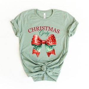 Simply Sage Market Women's Coquette Christmas Girly Short Sleeve Graphic Tee - 1 of 4