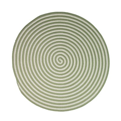 Colonial Mills Tiki Spiral Doormats - Thai Basil 55” x 55”