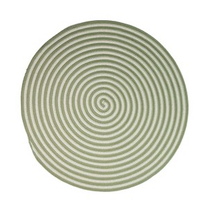 Colonial Mills Tiki Spiral Doormats - Thai Basil 55” x 55” - 1 of 1
