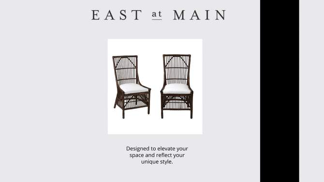 Set of 2 Edie Dining Chairs Brown - East at Main, 2 of 8, play video