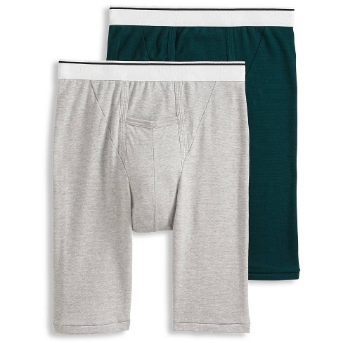 Jockey Pouch 10 Midway Brief - 2 Pack 2xl Gaugin Green/grey