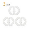 Allegra K Women's Bra Shoulder Strap Clips Buckles Bra Strap Anti-Slip Buckles Straps - 2 of 4