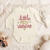 The Juniper Shop Little Miss Valentine Baby Long Sleeve Bodysuit - 2 of 3