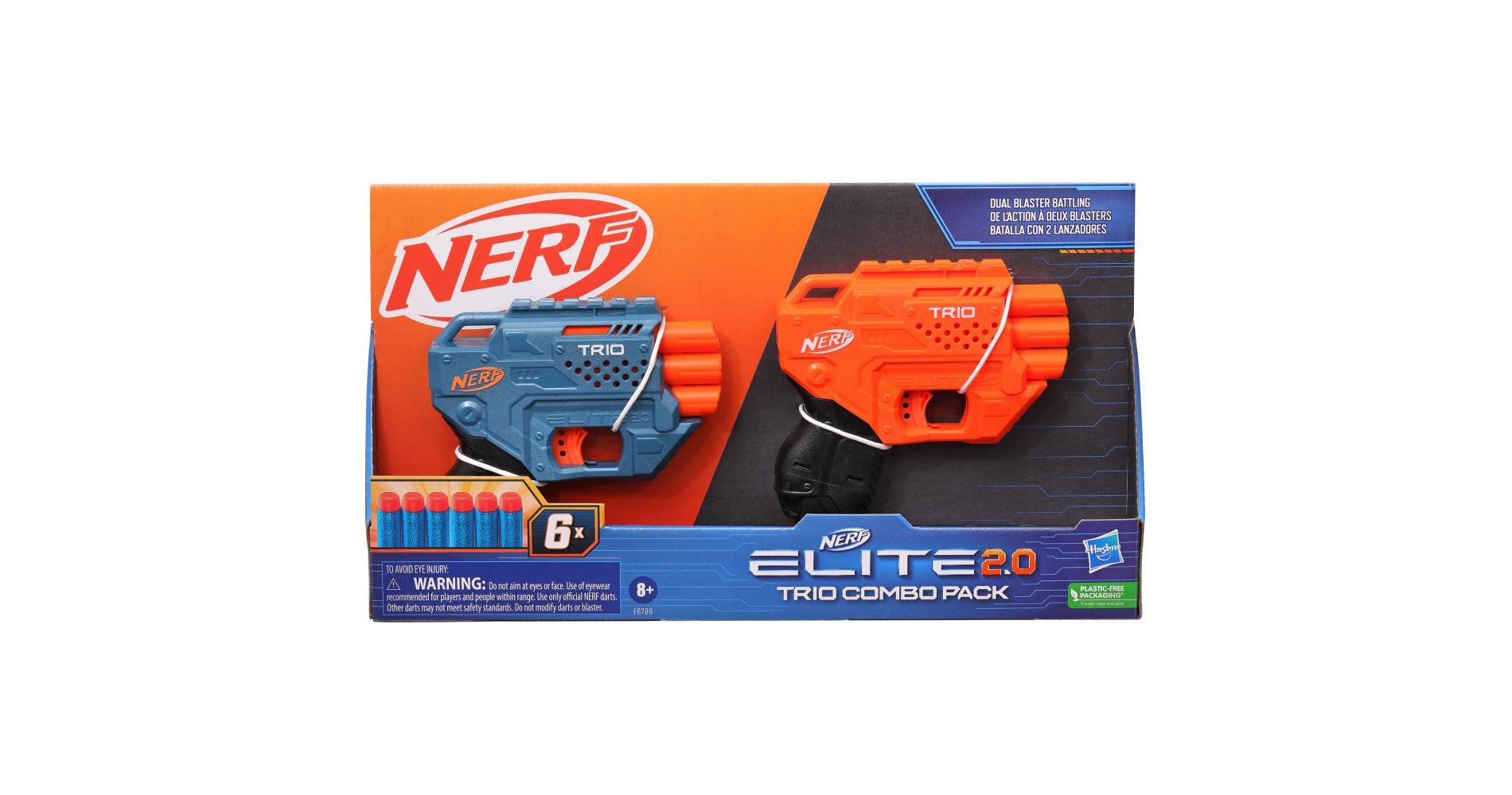 Nerf Elite 2.0 Trio Combo Dart Blaster Set