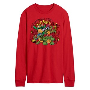 Men's - Teenage Mutant Ninja Turtles Mutant Mayhem - Tmnt Mm Sketchy Long Sleeve Graphic T-Shirt - 1 of 2
