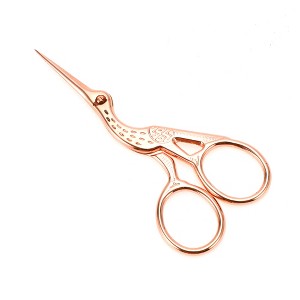 Unique Bargains Women Little Crane Scissors Grooming Scissors 1 Pc - 1 of 3