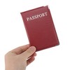 Unique Bargains Metallic Edge Passport Holder 1 Pc - 3 of 4