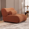 TiramisuBest Black Modular Sofa,Adjustable Headrests,Chenille Sectional,Hidden Legs,Reclining Backrest for Living Room/Bedroom - 3 of 4