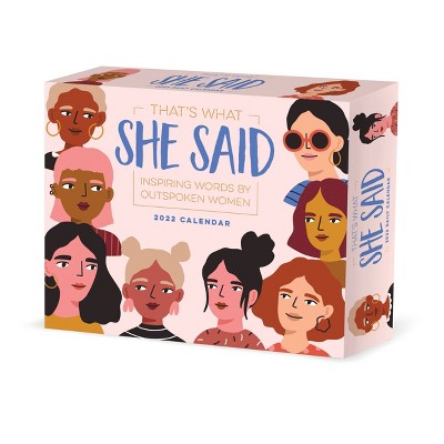 2022 Box Calendar That's What She Said - Willow Creek Press