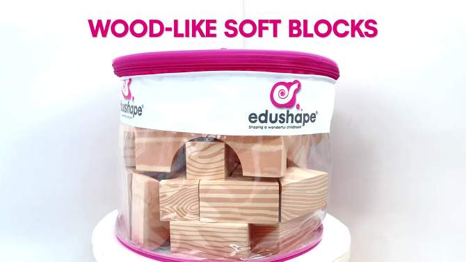 Edushape 30 pc Firm Foam Blocks, 2 of 10, play video