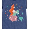 Girls' - Disney Princess - Ariel Sparkles Fitted Short Sleeve Graphic T-Shirt - 2 of 4