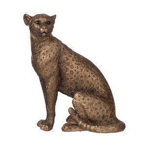 NAYSAYE Party Decoration and Accessories Copper Panther Animal Statue with Elegant Pose for Home Decor, Copper, 3.5"*6.1"*0.9" - 1 of 4