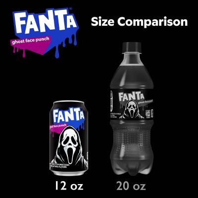 Fanta Ghost Face Dark Berry Punch Soda - 12pk/12 fl oz Cans