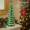 Best Choice Products Ceramic Christmas Tree, 18in Hand-Painted Holiday Decor - 4 of 4