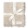 Makemake Organics Organic Cotton Scalloped Baby Blanket - Beige - 2 of 4