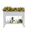 Mayeerty Freestanding Raised Garden Bed with 21Gal Potting Soil Include 3.3Gal Capacity of Water Storage Area - 2 of 4