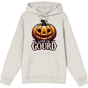 Halloween Life is Gourd Adult Long Sleeve Hoodie - 1 of 2
