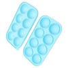 Unique Bargains Ice Tray 8-Cavity Sphere Ice Mould with Lid Round Hand Wash Only Silicone 8.86"x4.72"x1.89" 1 Pc - 3 of 3