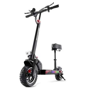 EVERCROSS HB24 PRO Electric Scooter: 800W, 28 MPH, 25 Miles Range, 10'' Solid Tires, Seat & Dual Braking