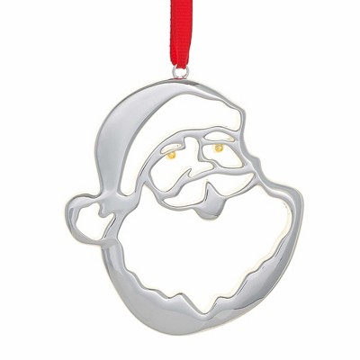 Nambe Jolly St. Nick Ornament