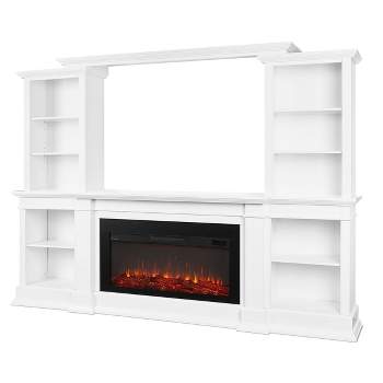 Real Flame Monte Vista Media Electric Fireplace White