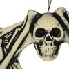 Northlight Skull Head and Skeletal Bones Halloween Wreath - 18" - Unlit - 4 of 4